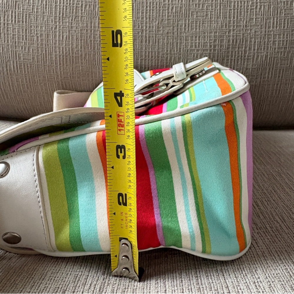 Multi Color Coach Bag with Adjustable Strap - Picture 15 of 15